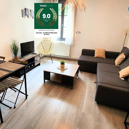 "Cozy Zen" 1 Grande Chambre - Calme - Arrivee Autonome - 6 Pers - Parking Gratuit Tours Buitenkant foto