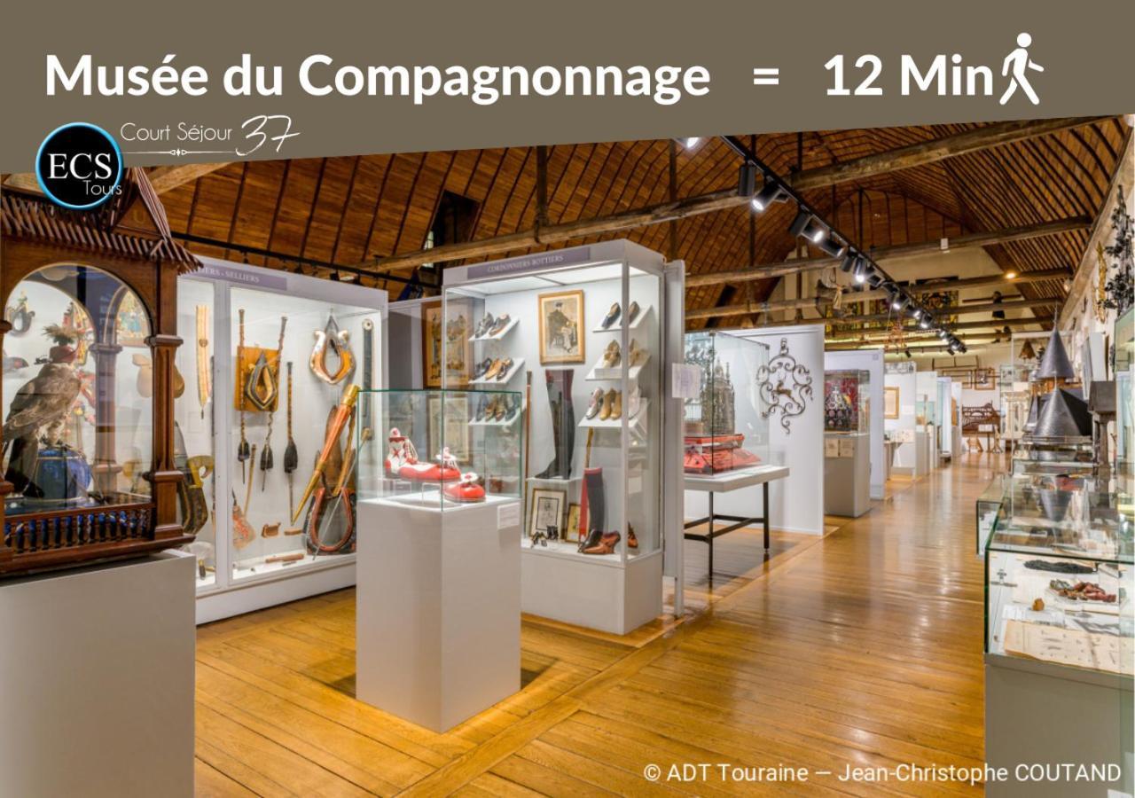 "Cozy Zen" 1 Grande Chambre - Calme - Arrivee Autonome - 6 Pers - Parking Gratuit Tours Buitenkant foto