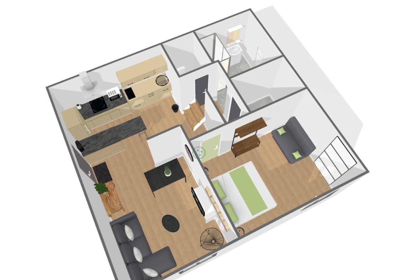 "Cozy Zen" 1 Grande Chambre - Calme - Arrivee Autonome - 6 Pers - Parking Gratuit Tours Buitenkant foto